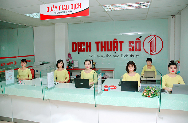 Văn phòng Dịch Thuật Số 1 tại Hà Nội
