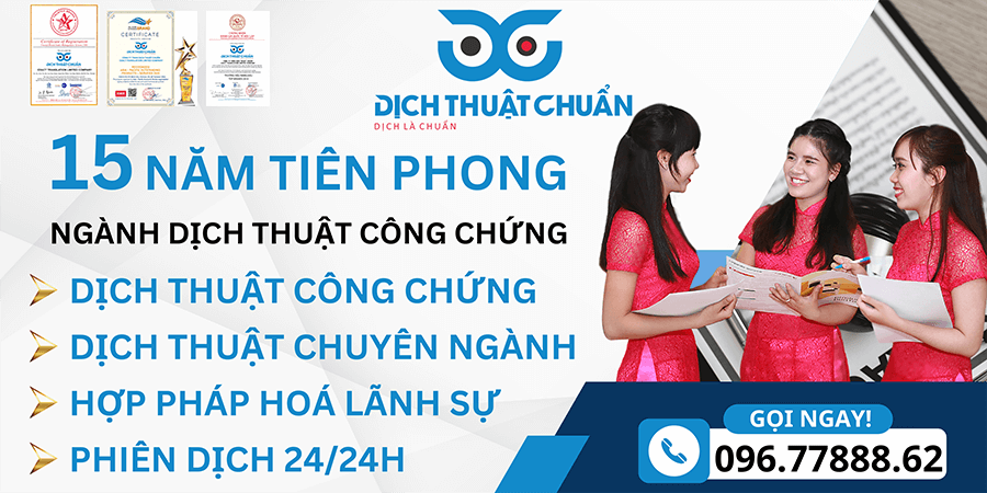 Dịch Thuật Chuẩn tiếng Trung