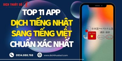 10+ Phần Mềm Dịch Tiếng Nhật Sang Tiếng Việt Tốt Nhất 