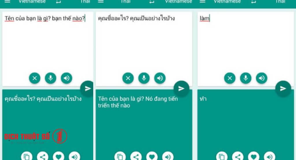 App Thai Vietnamese Offline Dictionary & Translator