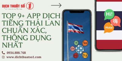 Top 9 app dịch tiếng Thái chuẩn xác, phổ biến, mới nhất hiện nay