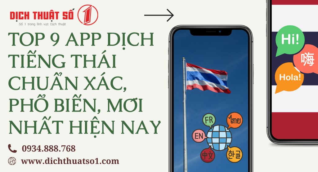 Top 9 app dịch tiếng Thái chuẩn xác, phổ biến, mới nhất hiện nay