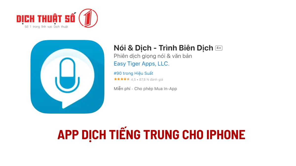 app dịch tiếng Trung