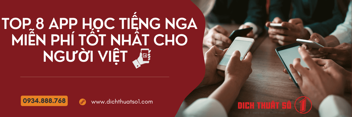 Top 8 app học học tiếng Nga miễn phí tốt nhất cho người mới bắt đầu