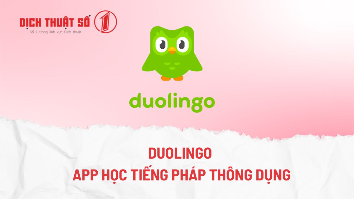 app học tiếng pháp