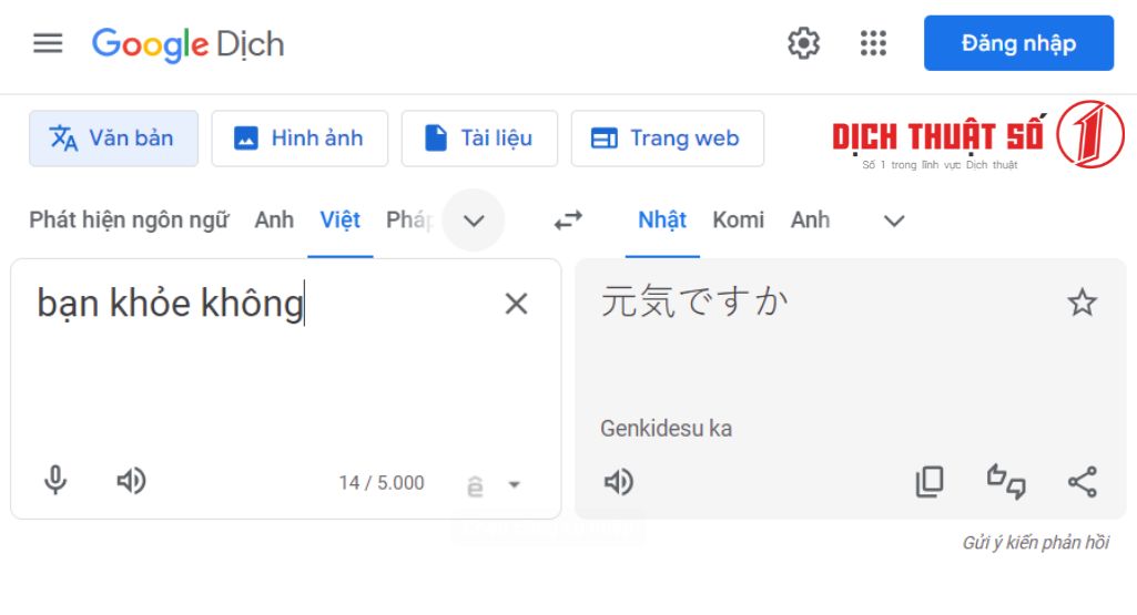 app web dịch tiếng việt sang tiếng nhật google dịch