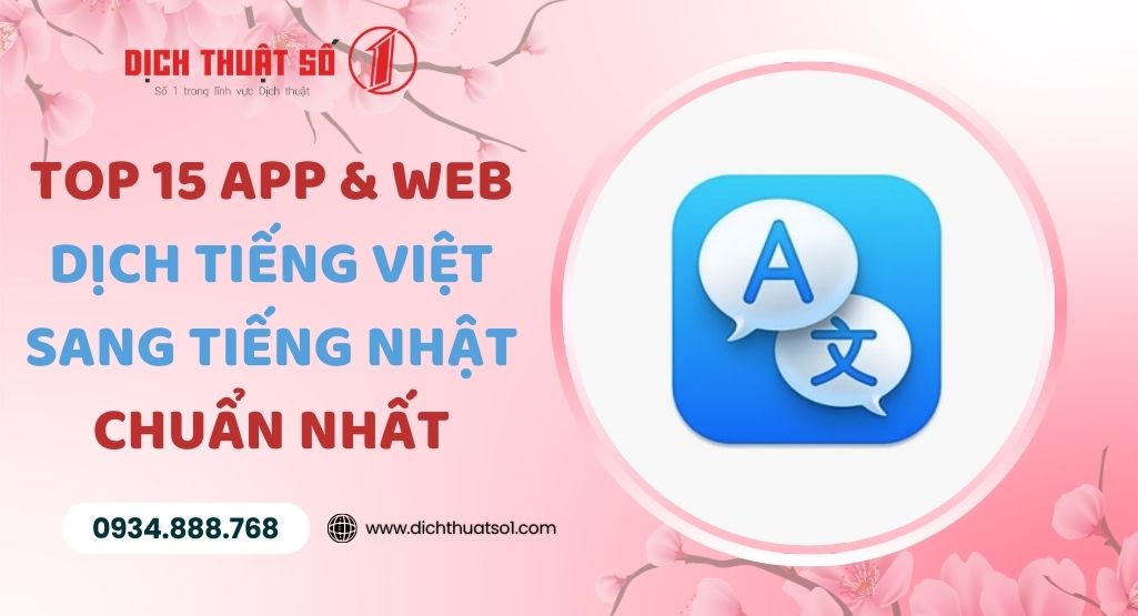 Trang web và app dịch tiếng Việt sang tiếng Nhật tốt nhất 2024