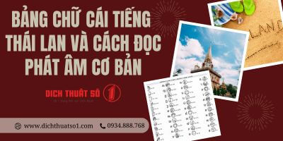 Bảng chữ cái tiếng Thái và cách đọc chuẩn cho người mới bắt đầu