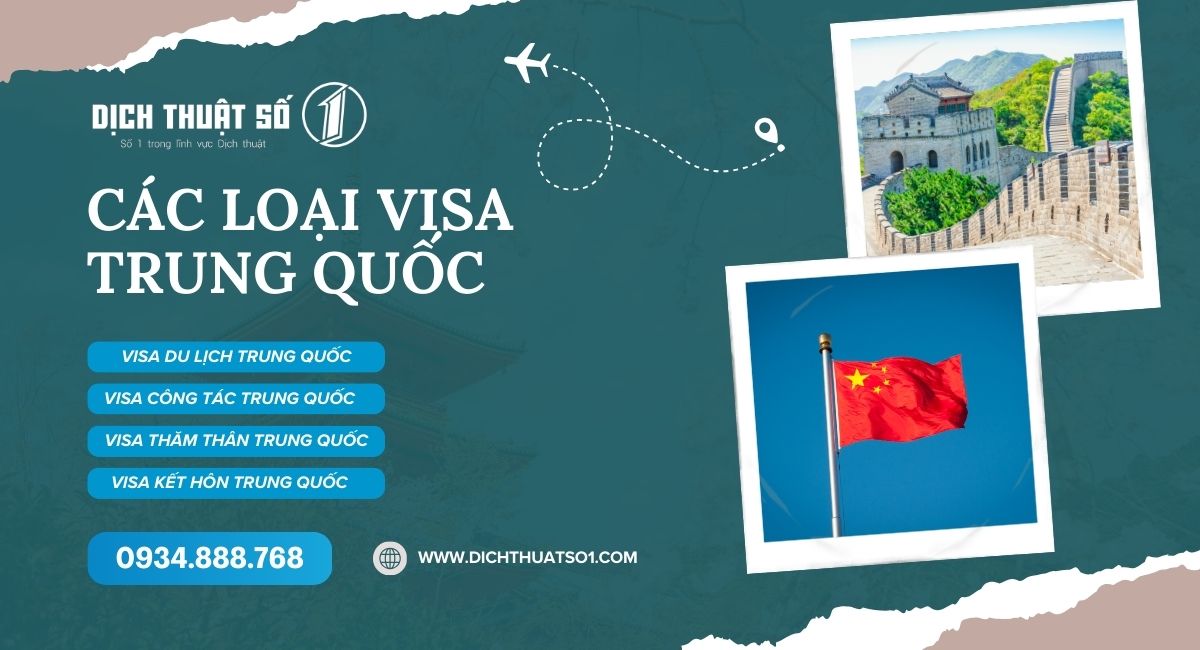 Các dịch vụ làm Visa Trung Quốc của chúng tôi