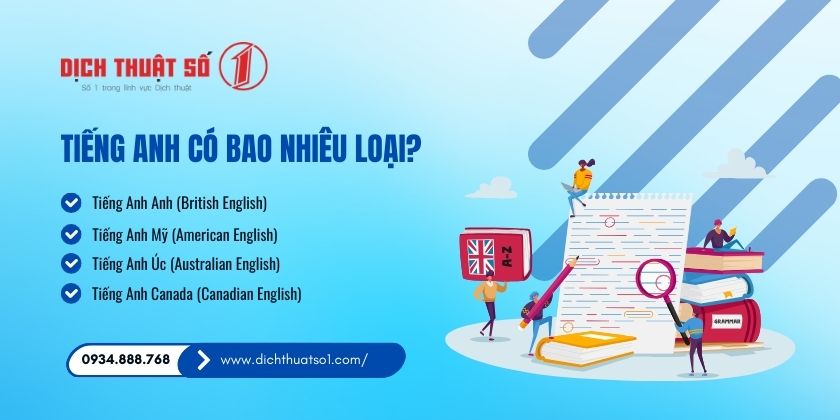 Tiếng Anh có bao nhiêu loại? Hướng dẫn cách phân biệt