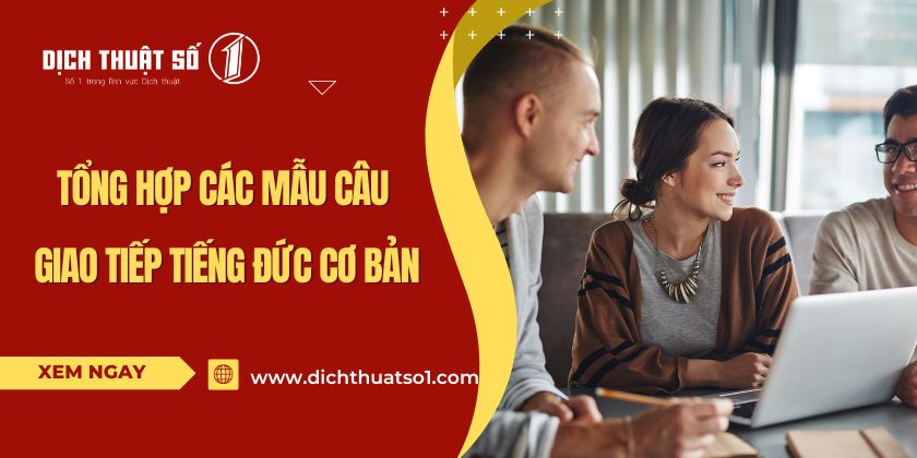 các mẫu câu cơ bản tiếng Đức