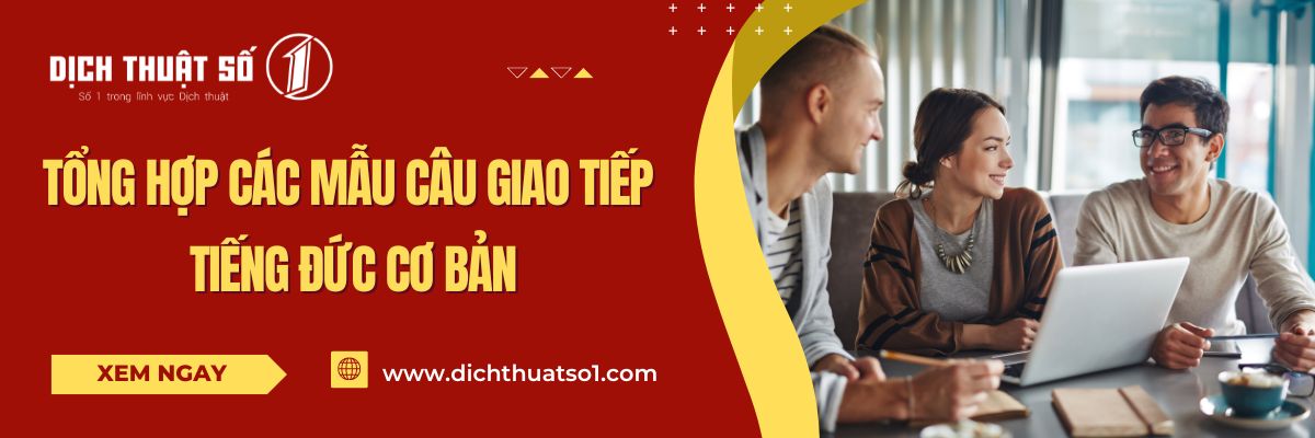 các mẫu câu cơ bản tiếng Đức