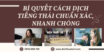 Hướng dẫn cách dịch tiếng Thái Lan chi tiết và những điều cần lưu ý