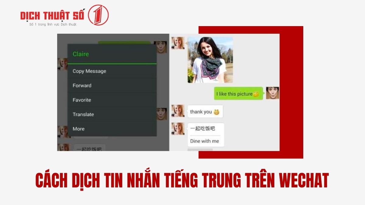 cách dịch tiếng trung trên wechat