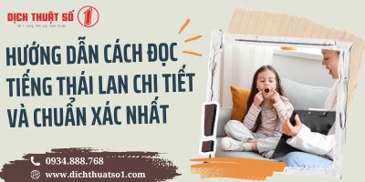 Hướng dẫn cách đọc tiếng Thái Lan chi tiết cho người mới bắt đầu