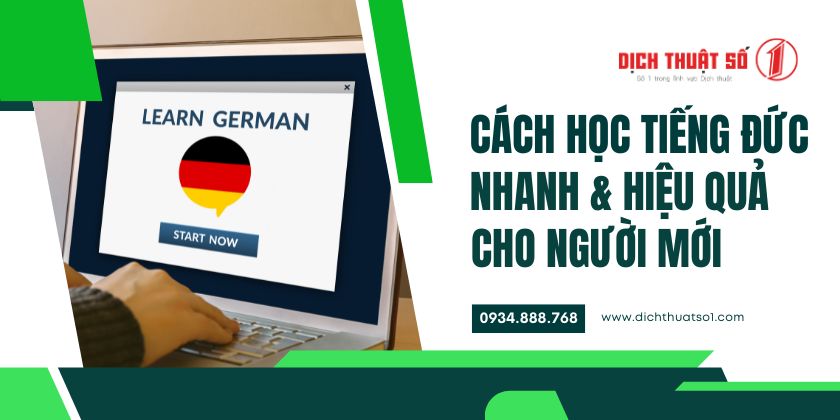 Cách học tiếng Đức nhanh và hiệu quả