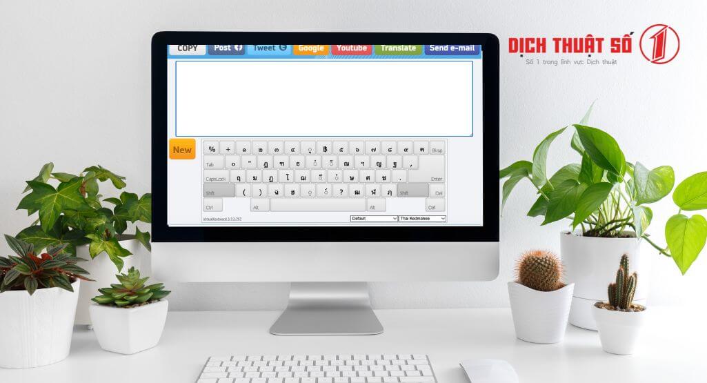 Cách nhập bàn phím tiếng Thái Lan trên máy tính Windows