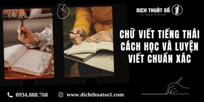 Chữ viết tiếng Thái: Nguồn gốc, cấu trúc và cách học hiệu quả