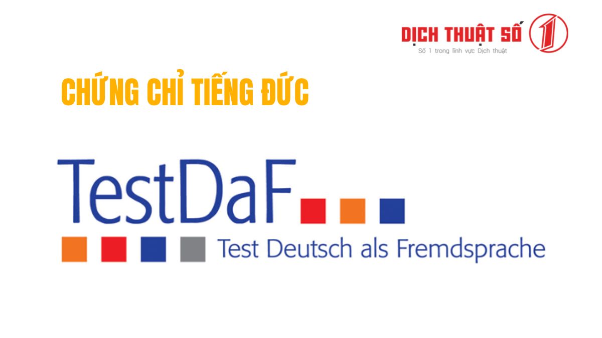 Chứng chỉ tiếng Đức TestDaF