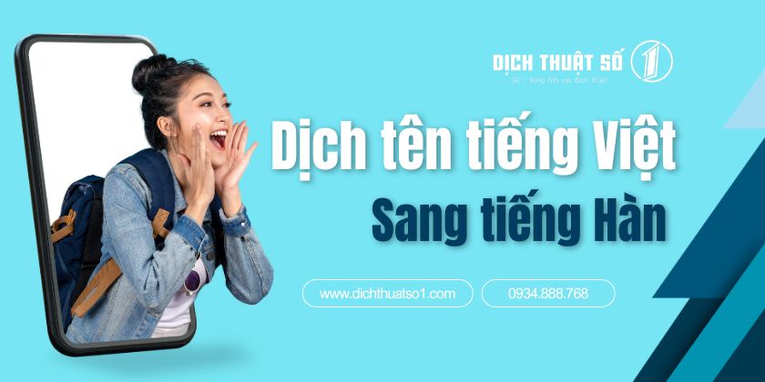 Cách chuyển tên từ tiếng Việt sang tiếng Hàn nhanh chóng