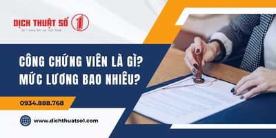 Công chứng viên là gì? Nghề công chứng viên lương bao nhiêu?