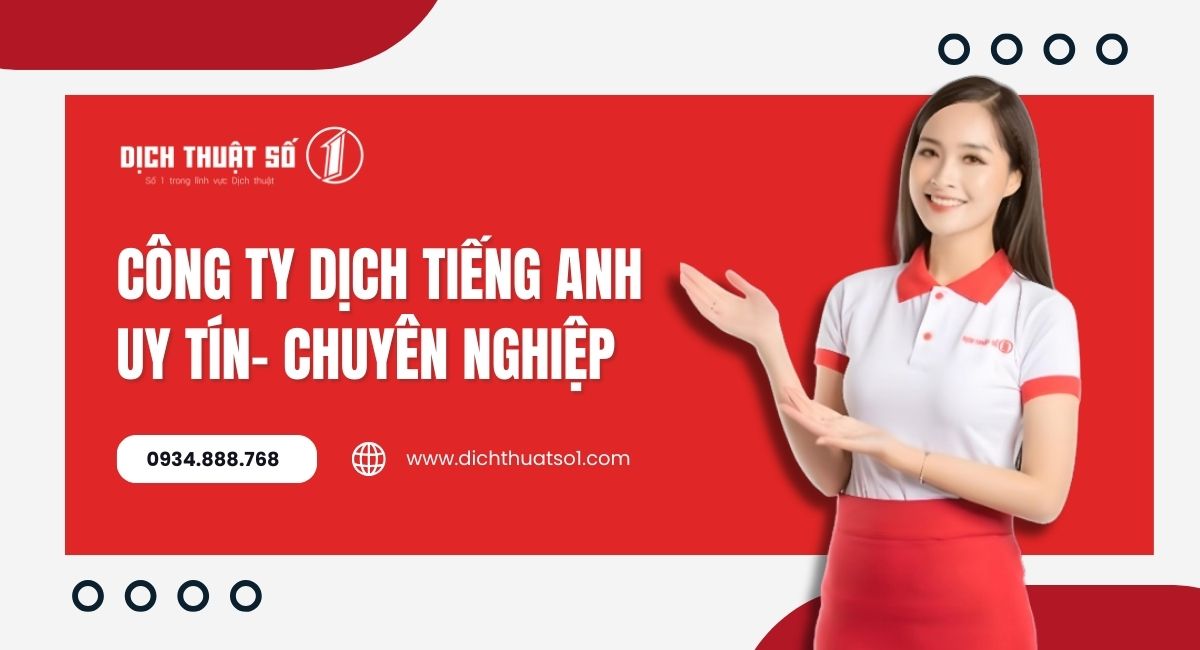 công ty dịch tiếng anh hàng đầu hiện nay