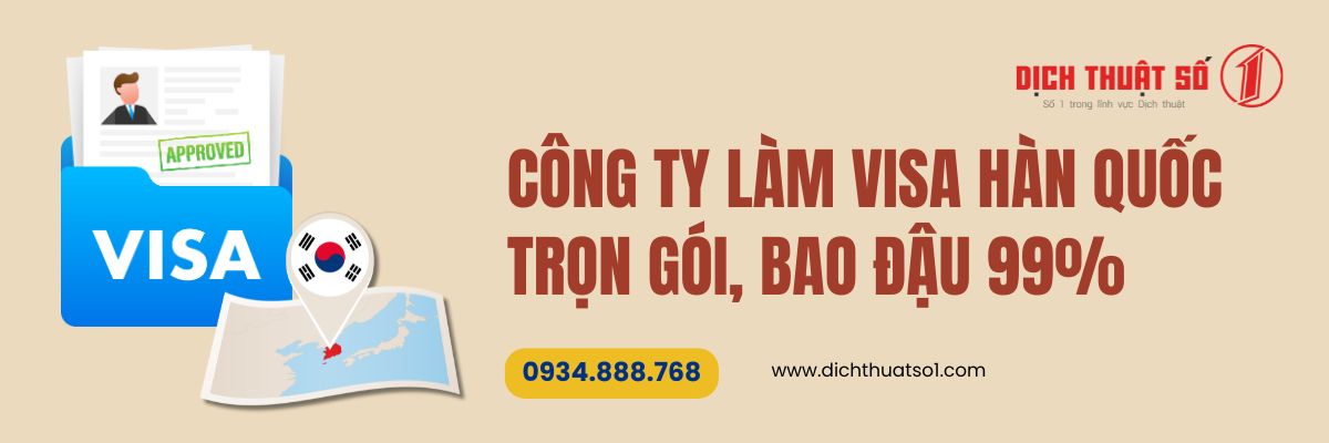 Công ty làm Visa Hàn Quốc uy tín