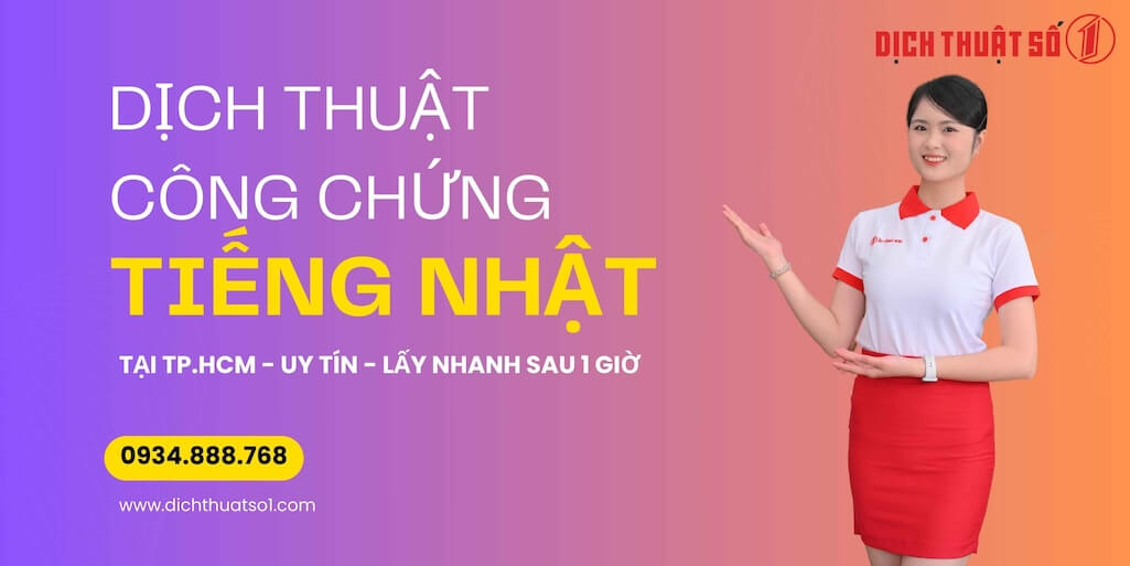 Dịch thuật công chứng lấy nhanh tại tphcm