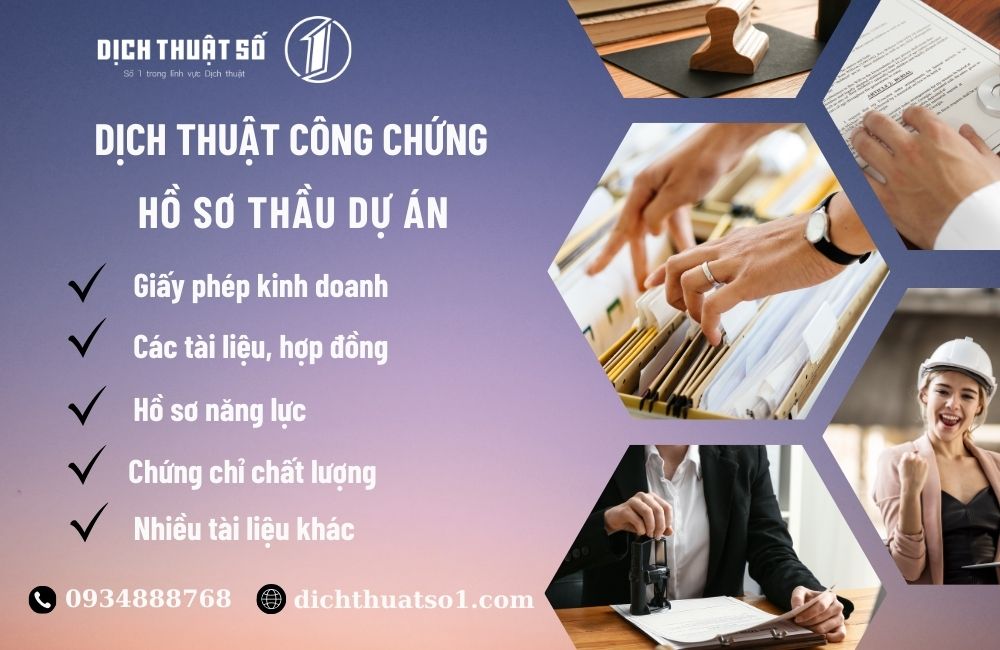 dịch hồ sơ dự thầu