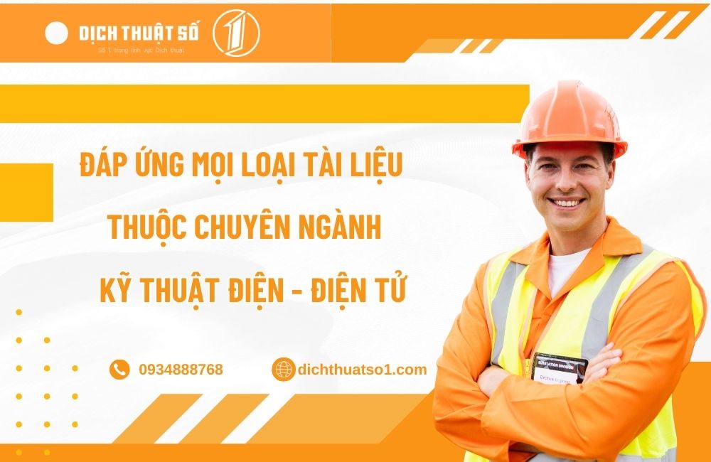 dịch tài liệu chuyên ngành kỹ thuật điện