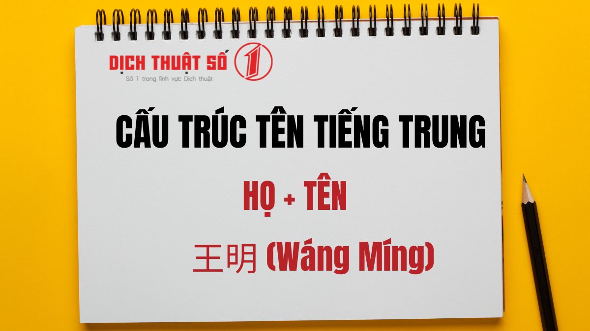 Cấu trúc dịch tên riêng sang tiếng Trung