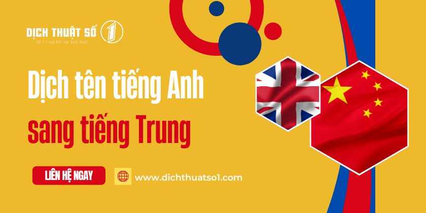  Dịch Tên Tiếng Anh Sang Tiếng Trun