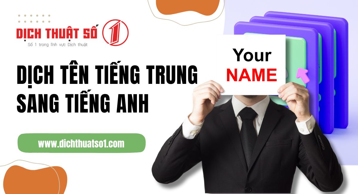 Cách dịch tên tiếng Trung sang tiếng Anh