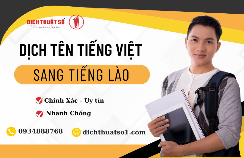dịch tên tiếng Việt sang tiếng Lào