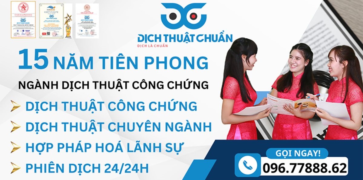 Dịch thuật Chuẩn là công ty dịch thuật công chứng uy tín tại sài gòn