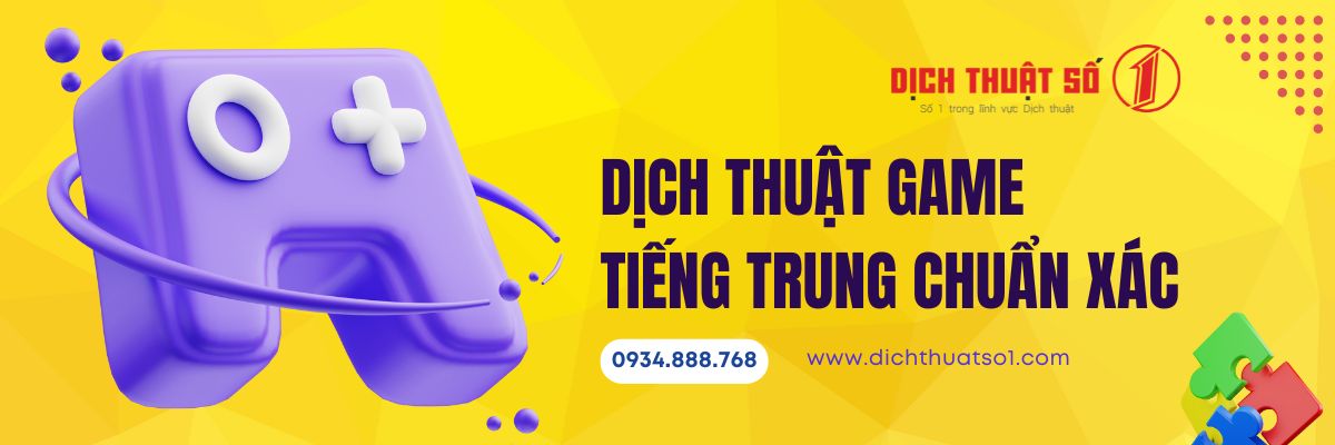 Dịch thuật Game tiếng Trung 