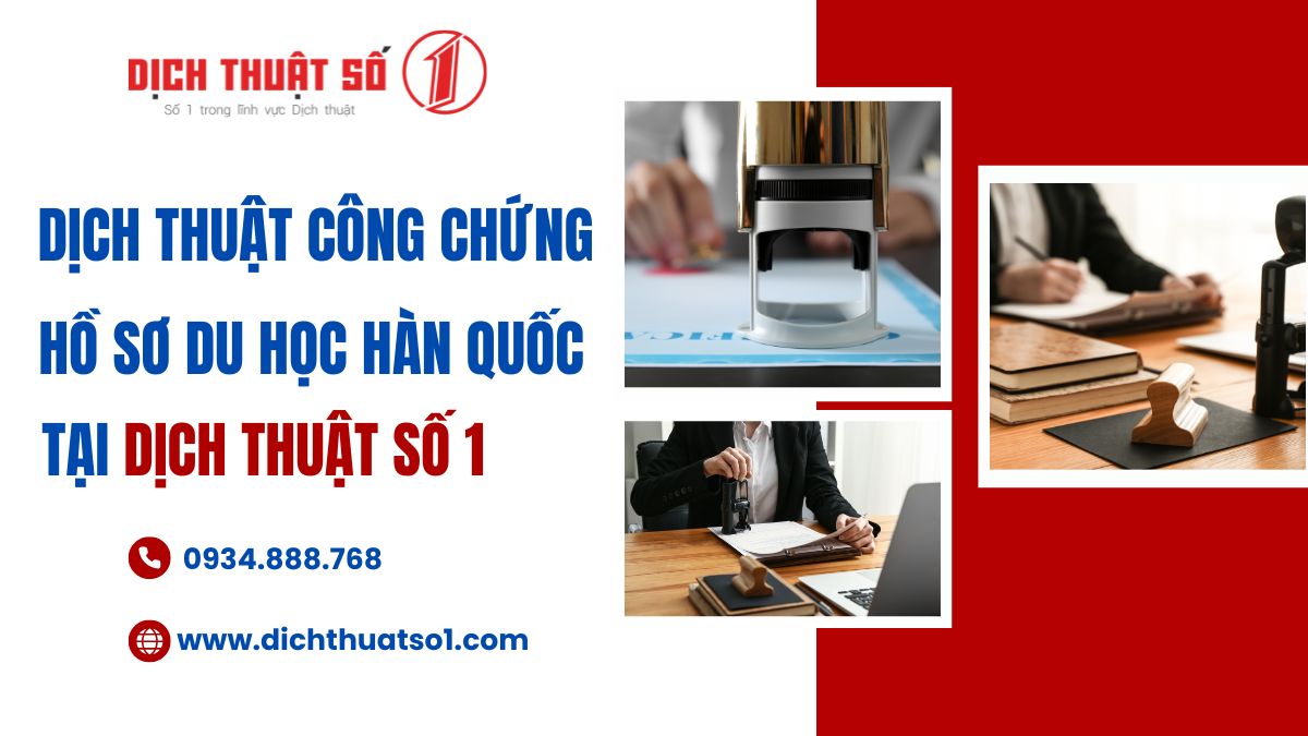 dịch thuật hồ sơ du học hàn quốc