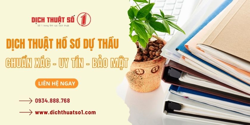 Dịch Thuật Hồ Sơ Dự Thầu