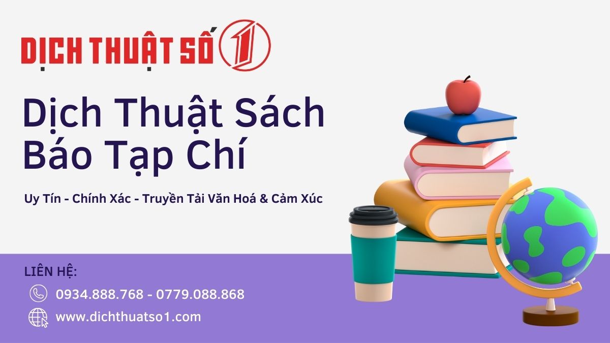 Dịch chuyên ngành Tài liệu Sách, Báo, Tạp chí