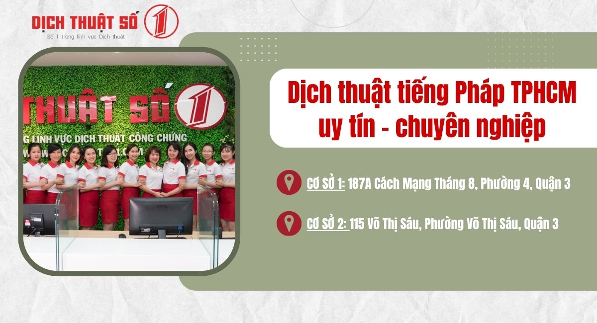 dịch thuật tiếng pháp tphcm