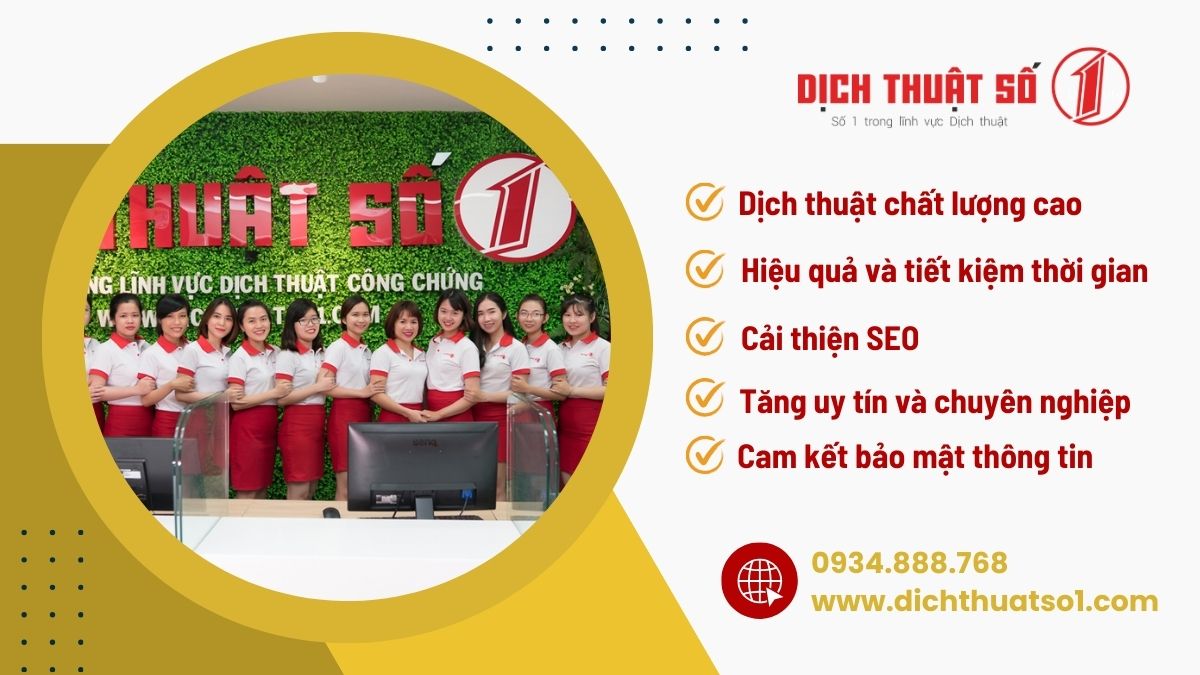 Dịch thuật website sang tiếng Anh