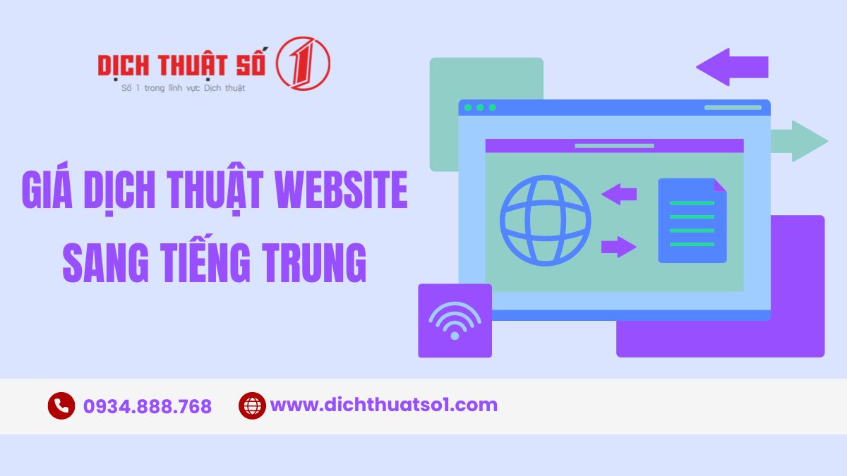 Dịch thuật website sang tiếng Trung