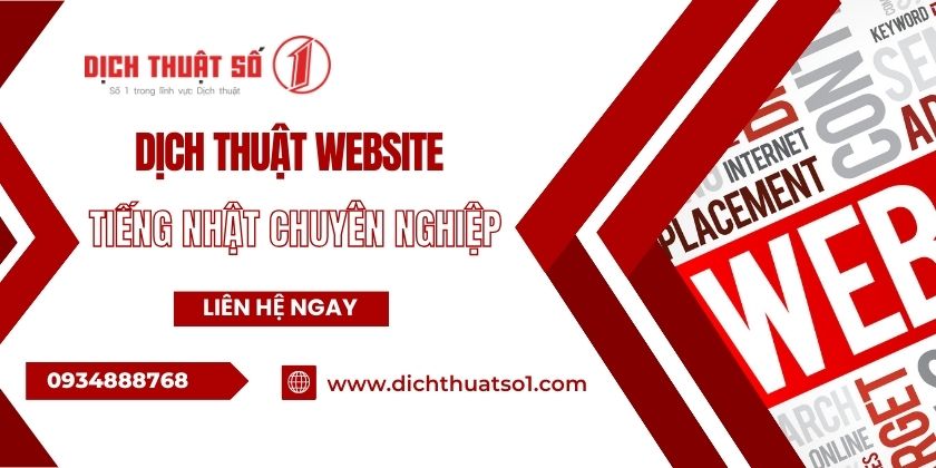 Dịch thuật Website Sang Tiếng Nhật 