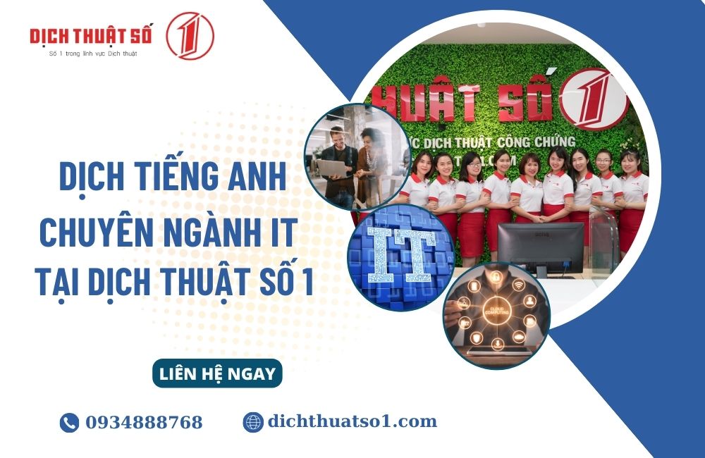 dịch tiếng anh chuyên ngành cntt