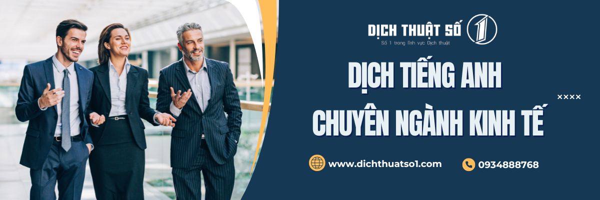 Dịch Tiếng Anh Chuyên Ngành Kinh Tế