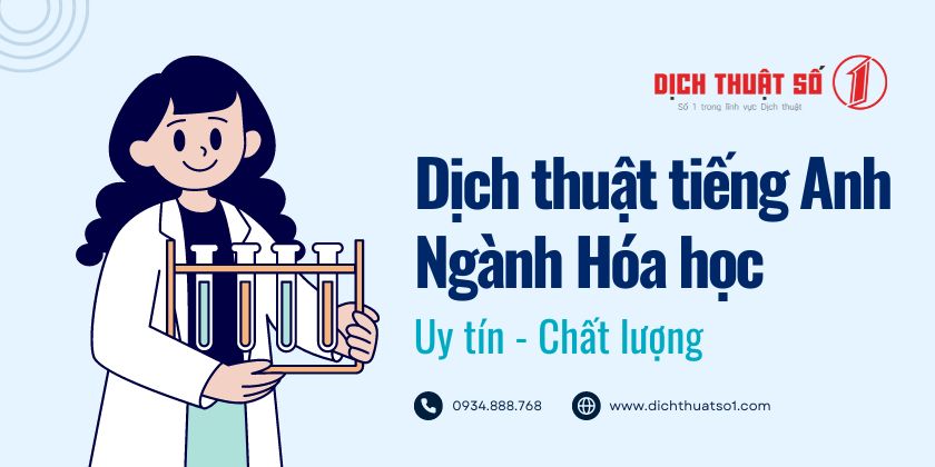 Dịch tiếng Anh chuyên ngành Hóa học