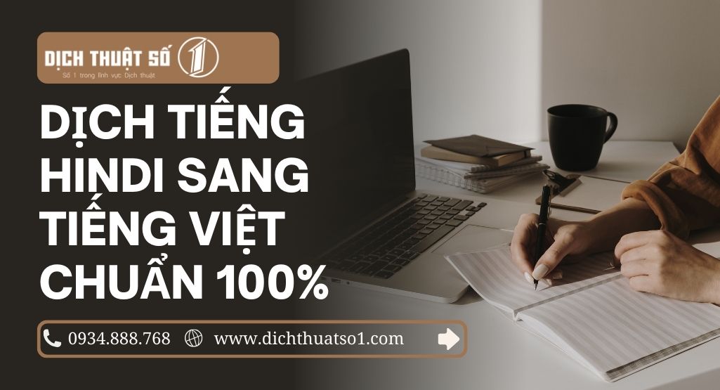 Dịch vụ dịch tiếng Hindi sang tiếng Việt uy tín, nhanh, chuẩn, giá tốt