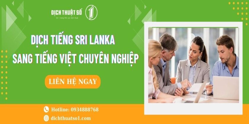Dịch Tiếng Sri Lanka Sang Tiếng Việt 