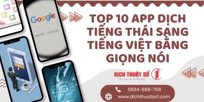 Top 12 app dịch tiếng Thái sang tiếng Việt bằng giọng nói hiệu quả