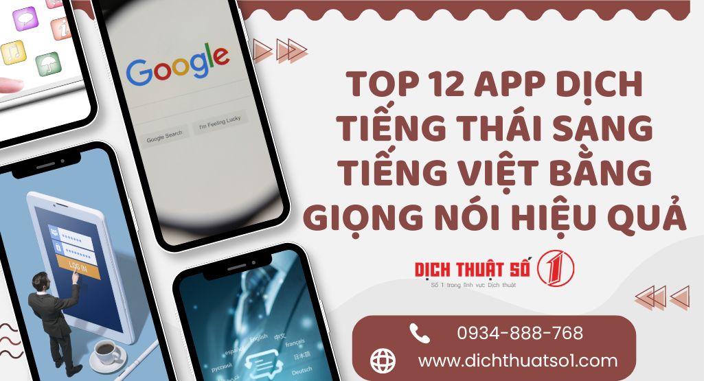 Top 12 app dịch tiếng Thái sang tiếng Việt bằng giọng nói hiệu quả